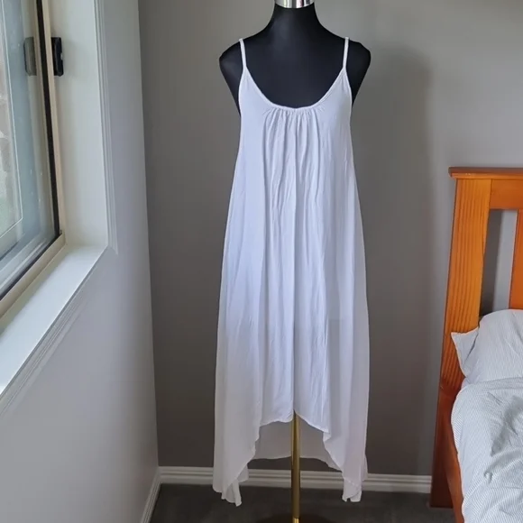 White Summer dress from Lily Whyt Size 10 NWOT - Picture 10 of 16